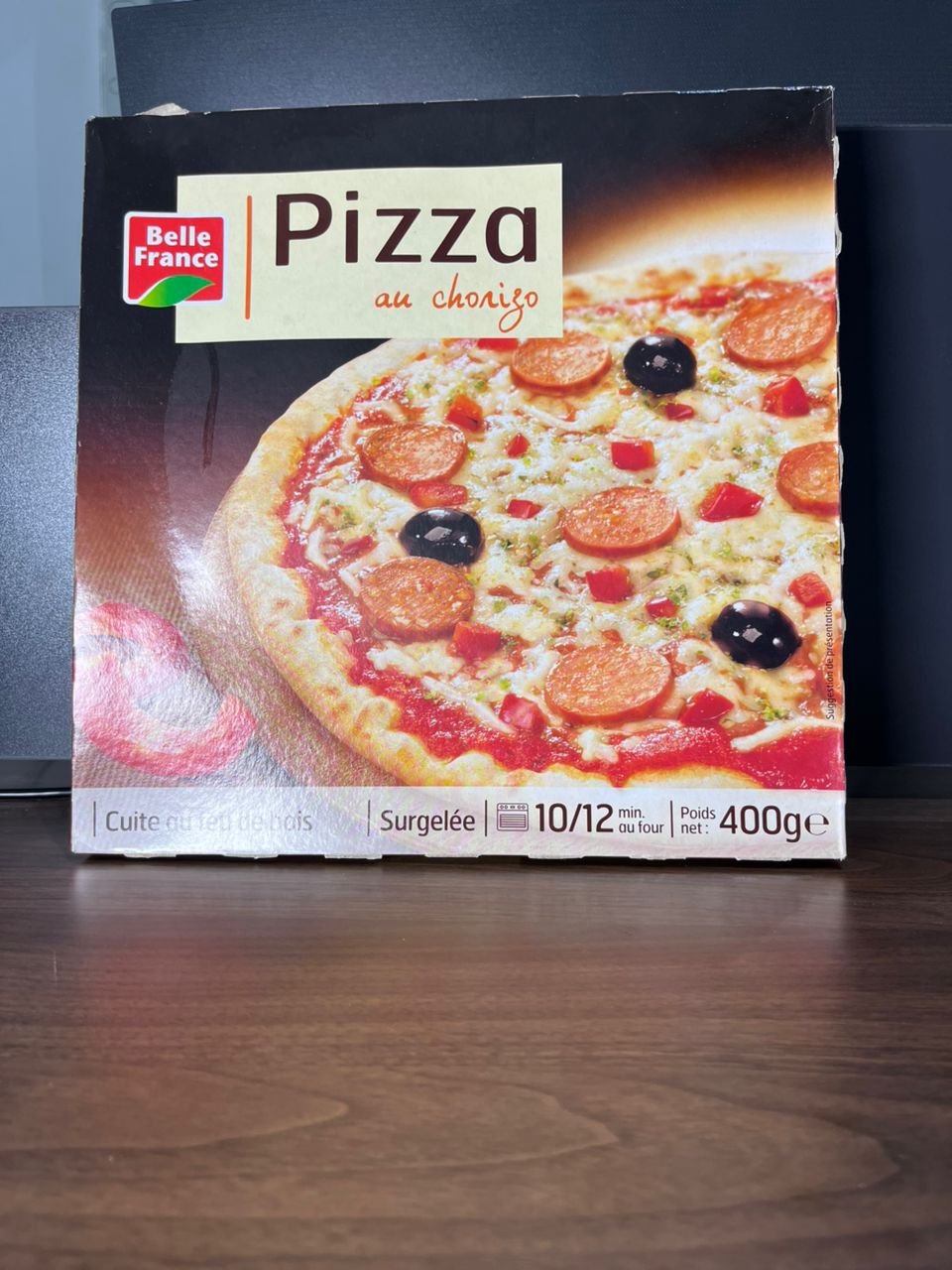 Pizza au Chorizo 400g